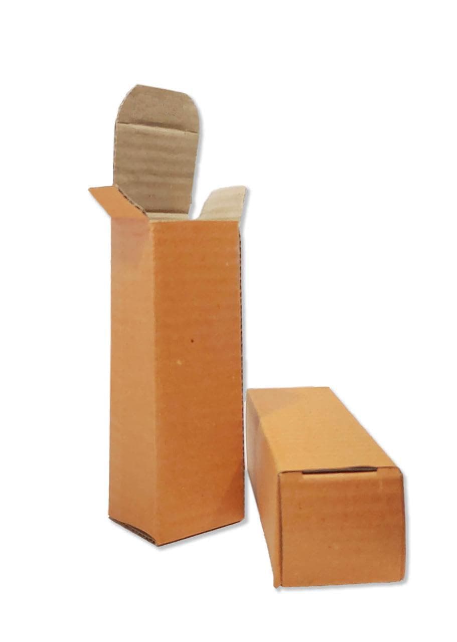 HappyNoL-2x2x6 inch-Corrugated Box - 3 Ply Strong Brown Cardboard Mailing Box for E-commerce, Bottle